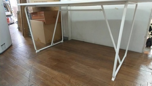 【IKEA】テーブル ダイニングテーブル ホワイト 幅185cm
