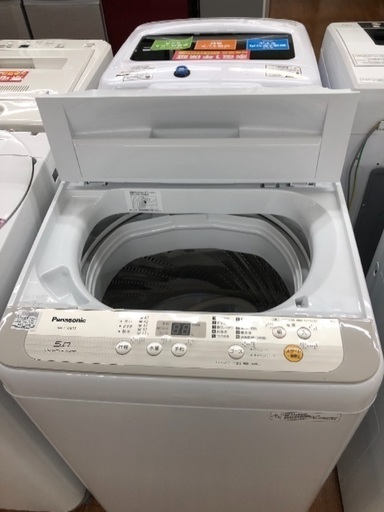 2018年 パナソニックの5.0キロの洗濯機 動作確認 クリーニング済み！