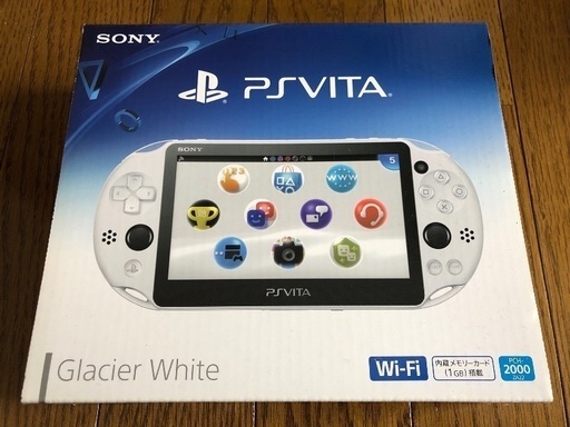 新品 未使用品 PSVITA PCH-2000 ZA22 Glacier White グレイシャー ホワイト Wi-Fi SONY ソニー 未開封品 プレイステーション ビータ ヴィータ