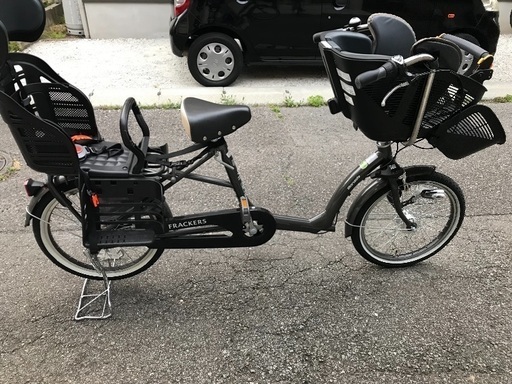 再投稿！3人乗り自転車子供乗せ綺麗だょ