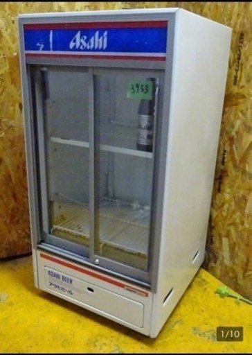 （3953) サンヨー　冷蔵ショーケース　118L 　SMR-60FG　幅550x奥560x高1070mm　100V 厨房機器 動作確認済