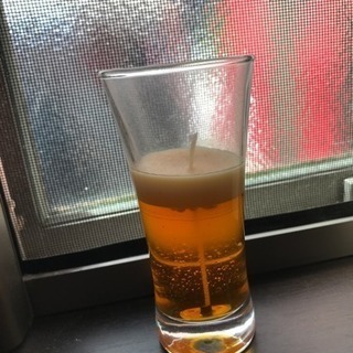 インテリア ビール グラス キャンドル