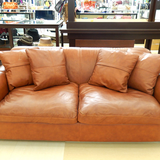 札幌市/清田区 アスプルンド ハロー ギルソファ 3人掛け 総本革