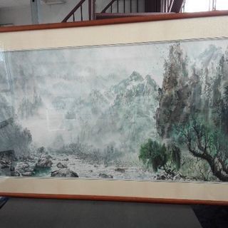 ￥530000*ハングル国宝級山水画　平成13年に650万円で購入❗ 530000*ハングル国宝級山水画 平成13年に650万円で購入❗