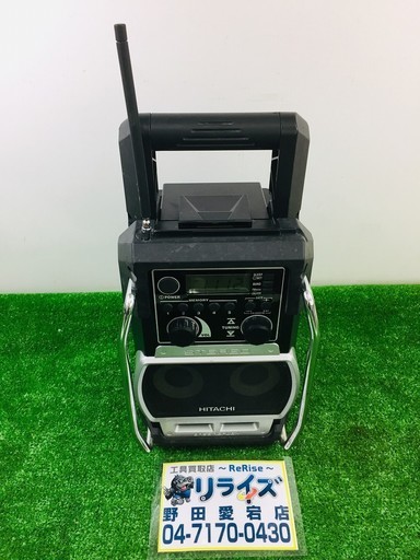 HiKOKI(日立工機)　UR18DSL　コードレスラジオ バッテリ― コード付き【リライズ野田愛宕店】【店頭引取限定】【中古品】１点限り早い者勝ち！