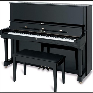 【終了】YAMAHA　アップライトピアノ　型番：U3M　（黒／鏡...
