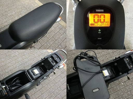 ☆ヤマハEC-02 電動スクーター/ブラック 程度良好☆東京/大田区【下取OK】