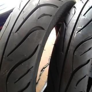 バイク新品タイヤ交換　アドレスV125等(前後)90/90-10  100/90-10 セット交換工賃込み