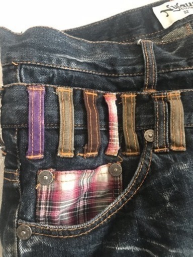 ジーンズハーフパンツ Gパン ベルトメンズ L Xl Apple 新大津のパンツ メンズ の中古 古着あげます 譲ります ジモティーで不用品の処分