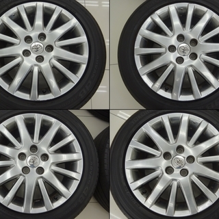 00018 トヨタ クラウンマジェスタ UZS186 純正アルミホイール＋サマータイヤ ４本