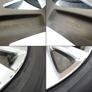 00018 トヨタ クラウンマジェスタ UZS186 純正アルミホイール＋サマー 