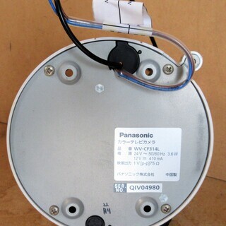 ☆パナソニック Panasonic WV-CF314L WJ-HL204B カラービデオカメラ