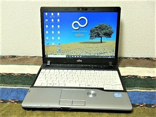 訳有/12.1型液晶/軽量1.16kg♪/高性能Core i5(最大3.4GHz)/光速☆彡新品✨SSD240GB/メモリ4GB♪/すぐ使えるWin10メディア作成ツール付/高速☆彡USB3.0/カメラ/マイク/すぐ繋がるWi-Fi/MS Office✎/FUJITSU LIFEBOOK P772/G