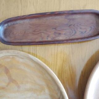 銘木丸刳り盆 銘木丸刳り盆