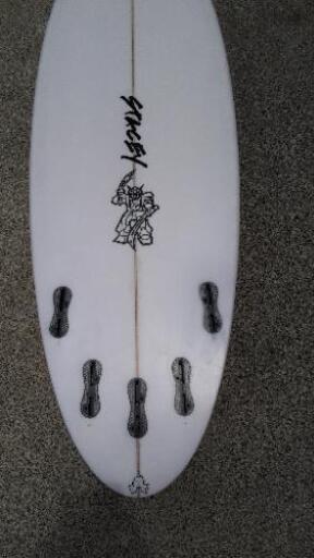 サーフボード クリアランス 美品 ステーシー ゾンビウルフ 6.1×20×2 5/8 