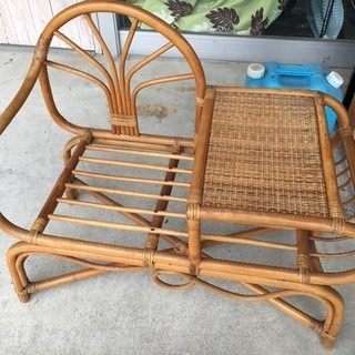 藤製椅子