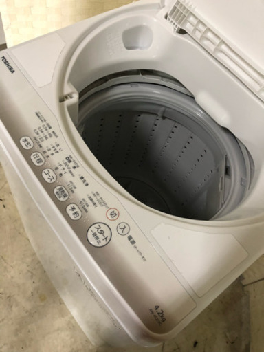 高年式TOSHIBA4.2kg洗濯機☝️
