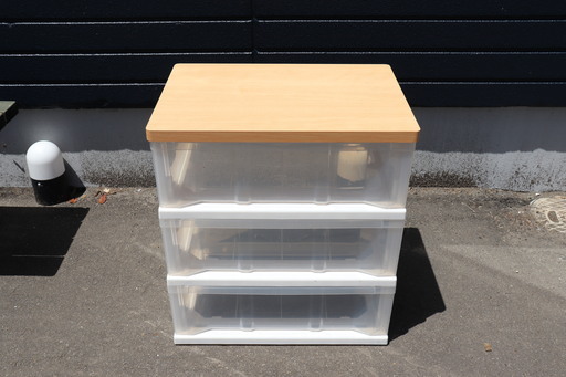 先着順 収納ケース幅55cm奥行40cm高さ60cm 引取限定 クヨカサービス 仙台の収納家具 収納ケース の中古あげます 譲ります ジモティーで不用品の処分