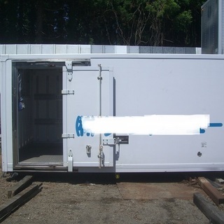 ♪千BE72♪物置♪コンテナ♪スライドドア付♪鍵付♪美品♪アルミ冷蔵箱♪ ♪千BE72♪物置♪コンテナ♪スライドドア付♪鍵付♪美