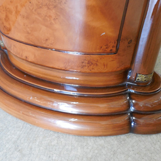 PayPay対応 ダイニングテーブル イタリア家具 4人用 イス×4 ダイニングチェア レザー ブラウン イタリアン 札幌市西区西野 