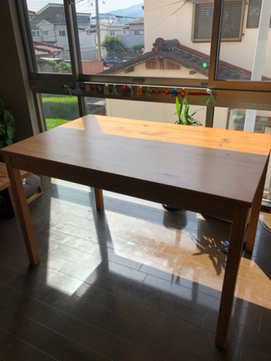 IKEAテーブル 椅子8個セット