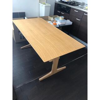 A65859 無印良品 リビングでもダイニングでも使えるテーブル W120