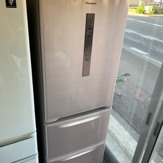 冷蔵庫 パナソニック 365L 3ドア冷蔵庫(シャイニングピンク