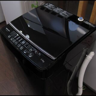 新生活！18360円 ハイセンス全自動 洗濯機 5,5kg 16年 HW-G55E4KK 黒