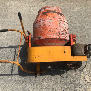 ☆WACOH 和光★高級小型建設機械 コンクリートミキサー モルタルミキサー★CM-20E 動作品 全国発送可能！ 管理番号53002 ☆WACOH 和光☆高級小型建設機械 コンクリートミキサー モルタル