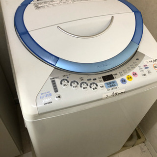 NO 325 福岡市内配送設置無料 2020年式 シャープ SHARP タテ型洗濯乾燥 