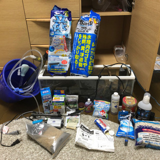 60センチ水槽 （写真の水槽セットすべて込み）