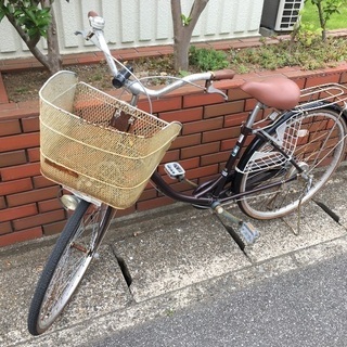 【chariyoshy出品】中古自転車 26インチ 茶色