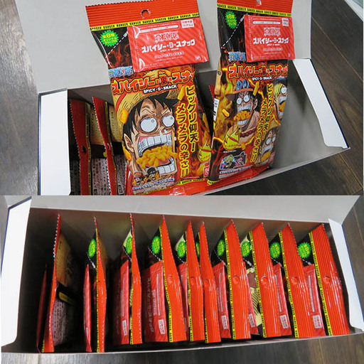 90 Off 1袋入1ケース ワンピース スパイシー D スナック おまけ付 辛口激辛食玩 スナック菓子 19 7 7 Ben2 新石切のその他の中古あげます 譲ります ジモティーで不用品の処分
