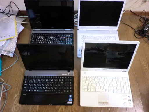 ジャンクPC4台セット i5とi3有り①