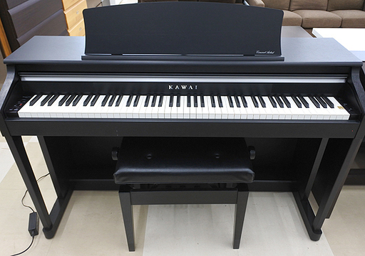 kawai/カワイ 電子ピアノ CA15B 88鍵 2013年製 動作OK 木製鍵盤RM3グランド2搭載モデル イス付き
