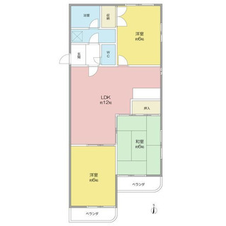 北区　ペットと暮らせる最上階角部屋の3LDK！　駅や大通りから少し離れた落ち着いた住環境。　アクセントクロスがおしゃれな室内！ - 名古屋市