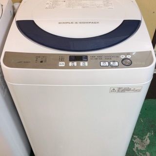 送料無料・設置無料サービス有り】洗濯機 2015年製 SHARP ES-GE55R-H ...