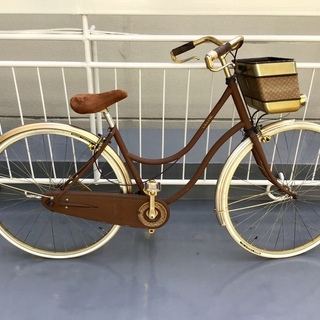超貴重！シルエットセリーヌ CELINE ブリヂストン 限定30台 古畑任三郎 使用モデル 24Kメッキ レザー シティーサイクル 自転車 1984年 当時30万円 珍品 ヴィンテージ 激レア 中古