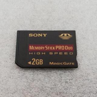 SONYメモリースティックPRO Duo(ハイスピード)2GB

