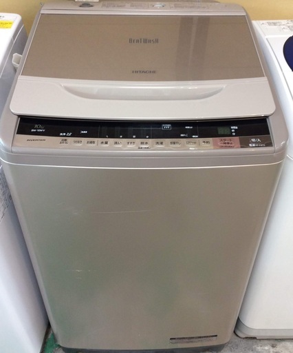 【送料無料・設置無料サービス有り】洗濯機 2016年製 HITACHI\tBW-10WV 中古