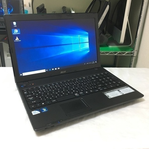 Acer ノートパソコン Windows10 メモリ4GB HDD250GB テンキー