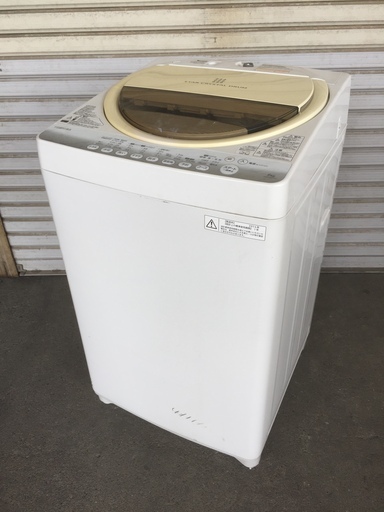 東芝洗濯機6.0kg AW-60GM(W) 2014年製