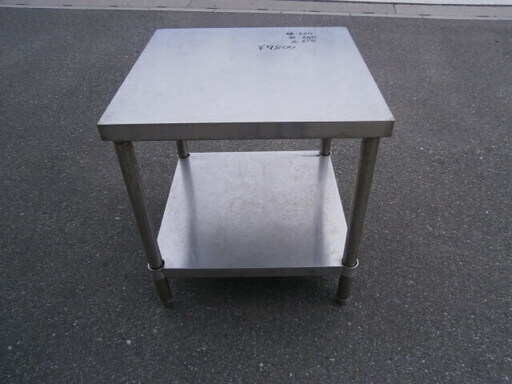 ☆中古品 厨房用品 作業台 サイズ：600×600×650㎜☆