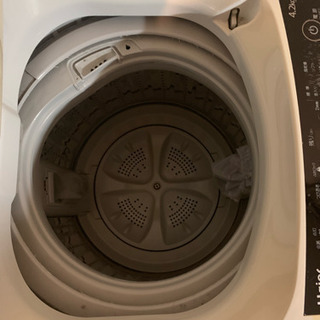 【中古】洗濯機 Haier jw-k42h 一人暮らしにピッタリ