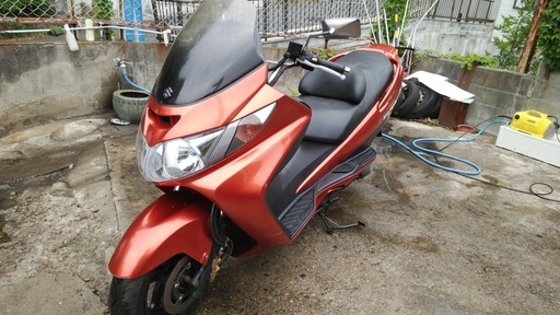 ☆☆スズキスカイウェイブ250S　CJ43A　オレンジ　未整備現状始動確認済み　きれいなオレンジ