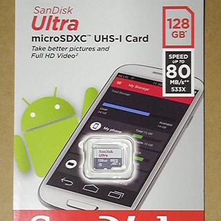 マイクロＳＤカード microSDXC 128GB◆SanDisk
