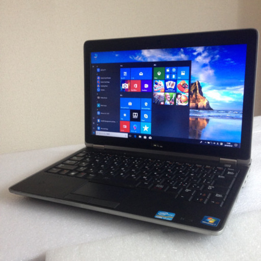 12 ハイスペックCorei7‼️人気ブラック高速メモリ4GBノートパソコン320GB Dell