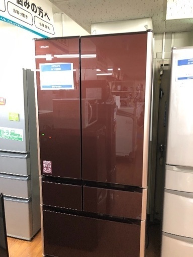 2017年製造 HITACHI R-XG4800G 6ドア冷蔵庫
