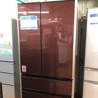 2017年製造 HITACHI R-XG4800G 6ドア冷蔵庫