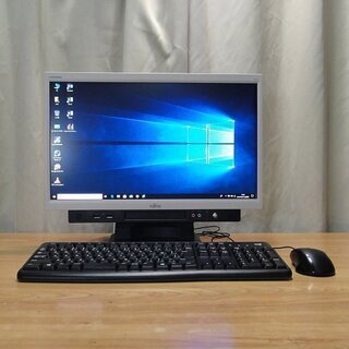 売約済み 高速！富士通一体型PC（20インチワイド）Win10p...